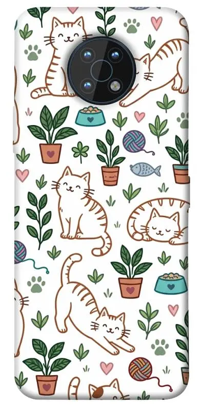 TPU чохол Demsky Cats pattern для Nokia G50