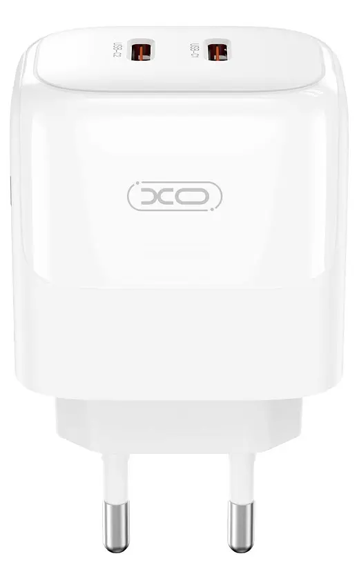 Мережевий зардний пристрій L140 - 35W PD Dual port USB-C White XO teh0022022 - фото 2