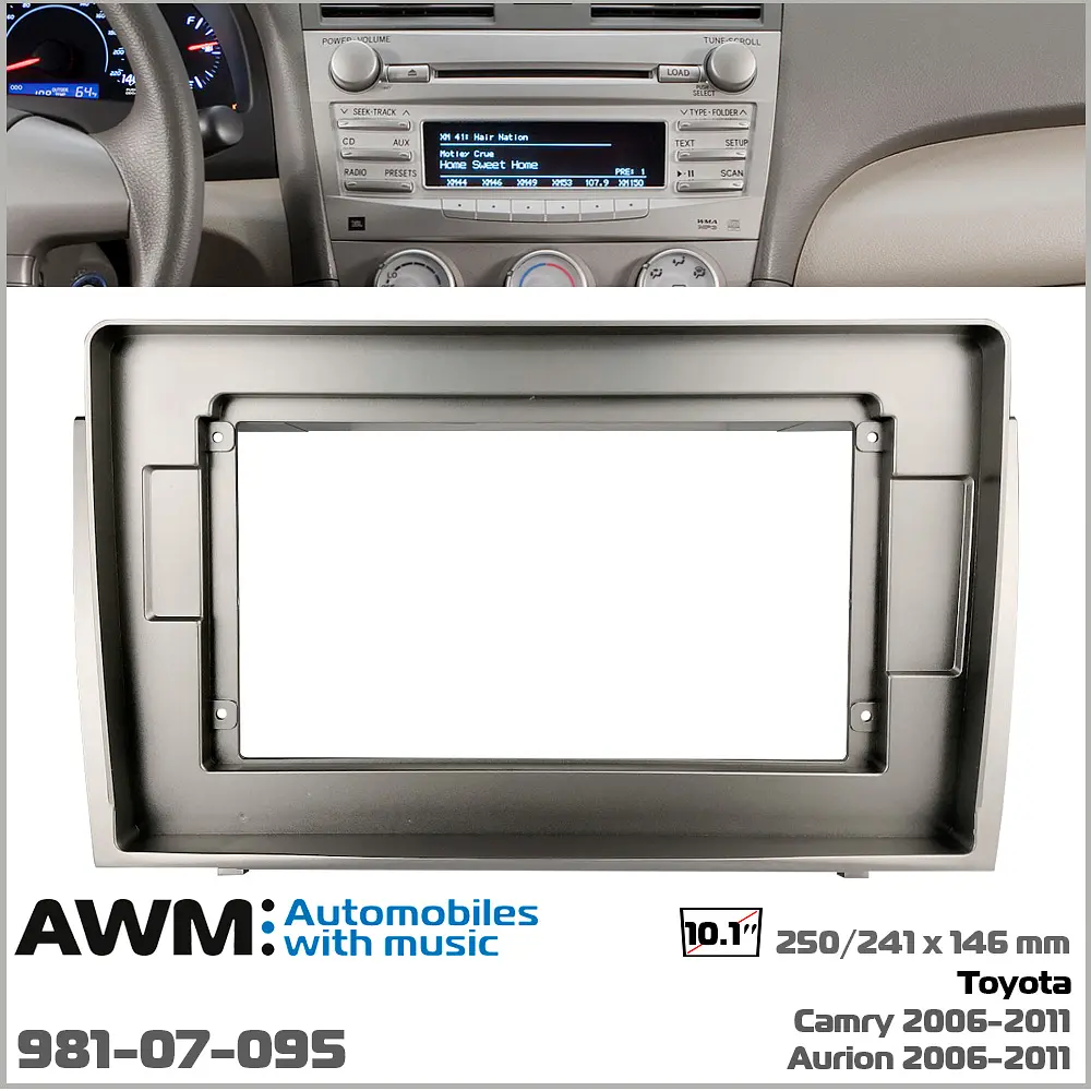 Переходная рамка Toyota Camry, Aurion AWM 981-07-095 - фото 5