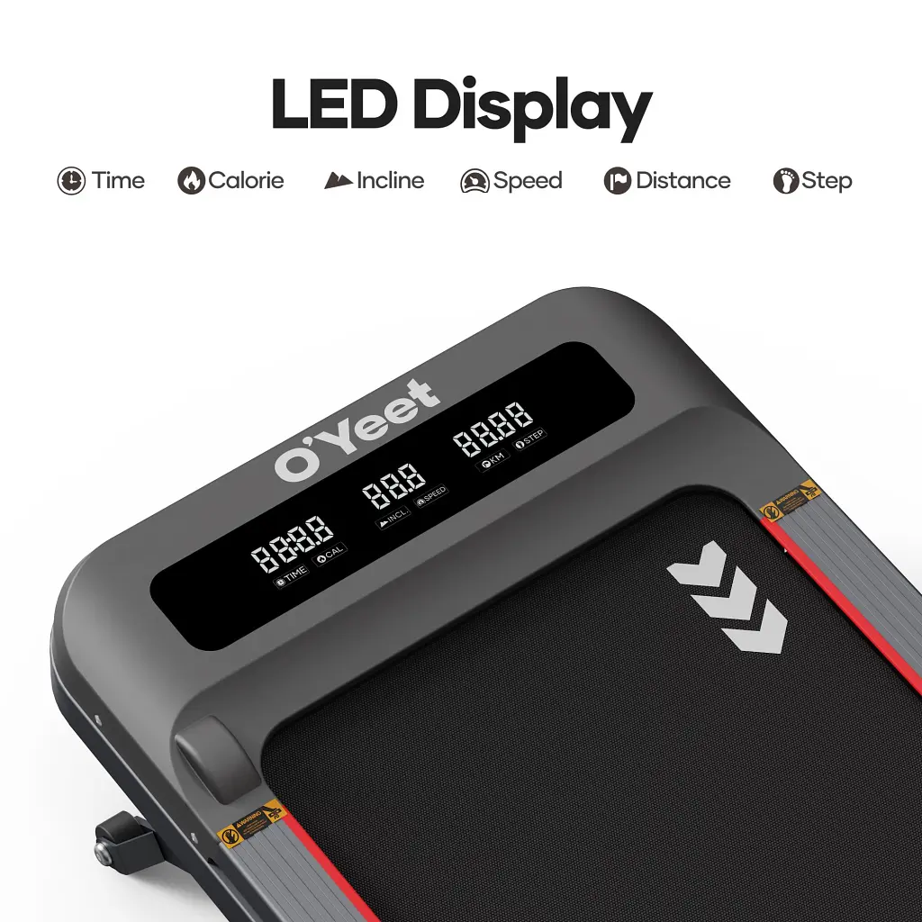 Бігова доріжка Oyeet Walking Pad Treadmill TM-YT103 з авторегулюванням нахилу (TM-YT103) - фото 6
