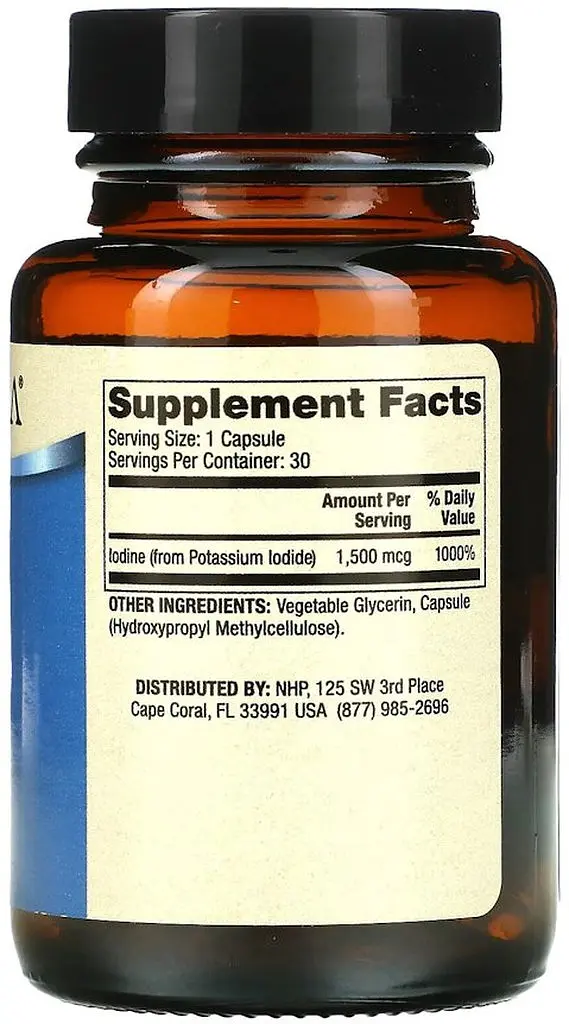 Вітаміни та мінерали Dr. Mercola Iodine, 30 капсул - фото 2