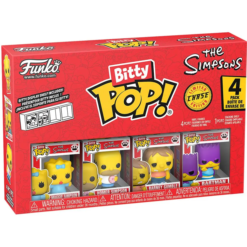 Набір ігрових фігурок Bitty Pop! Сімпсони Меґґі 4 фігурки в асортименті (85709) - фото 2