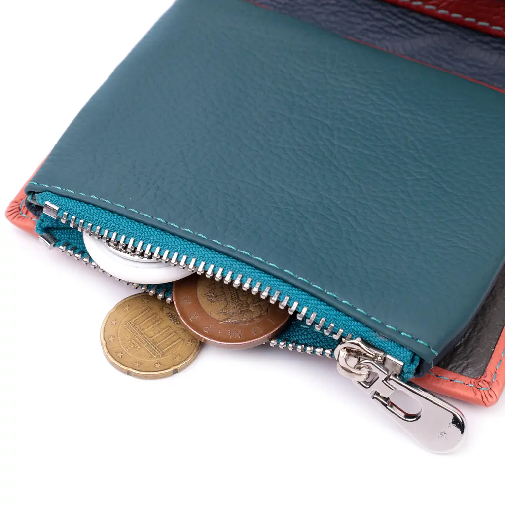 Жіночий шкіряний гаманець ST Leather 9х12х1.5 см acs0028359 - фото 6