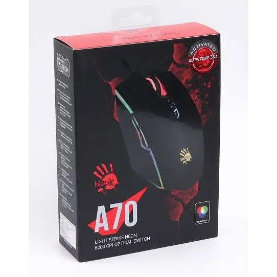 Ігрова миша A4Tech A70 Bloody Matte Black - фото 4