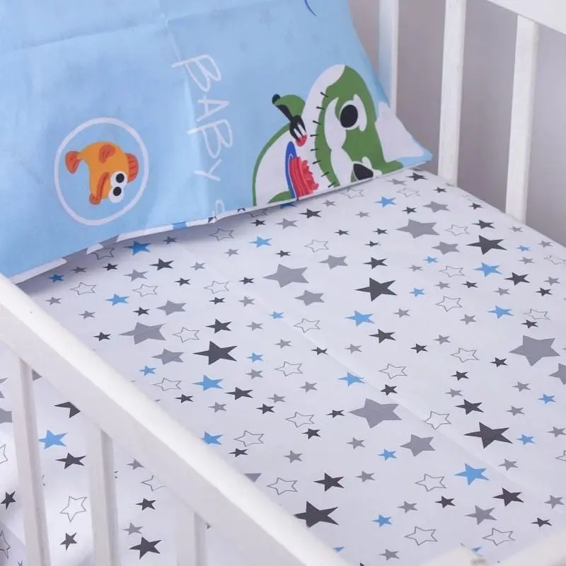 Наволочка MirSon Kids Time 17-0521 Sharks blue Бязь різнокольорова - фото 4