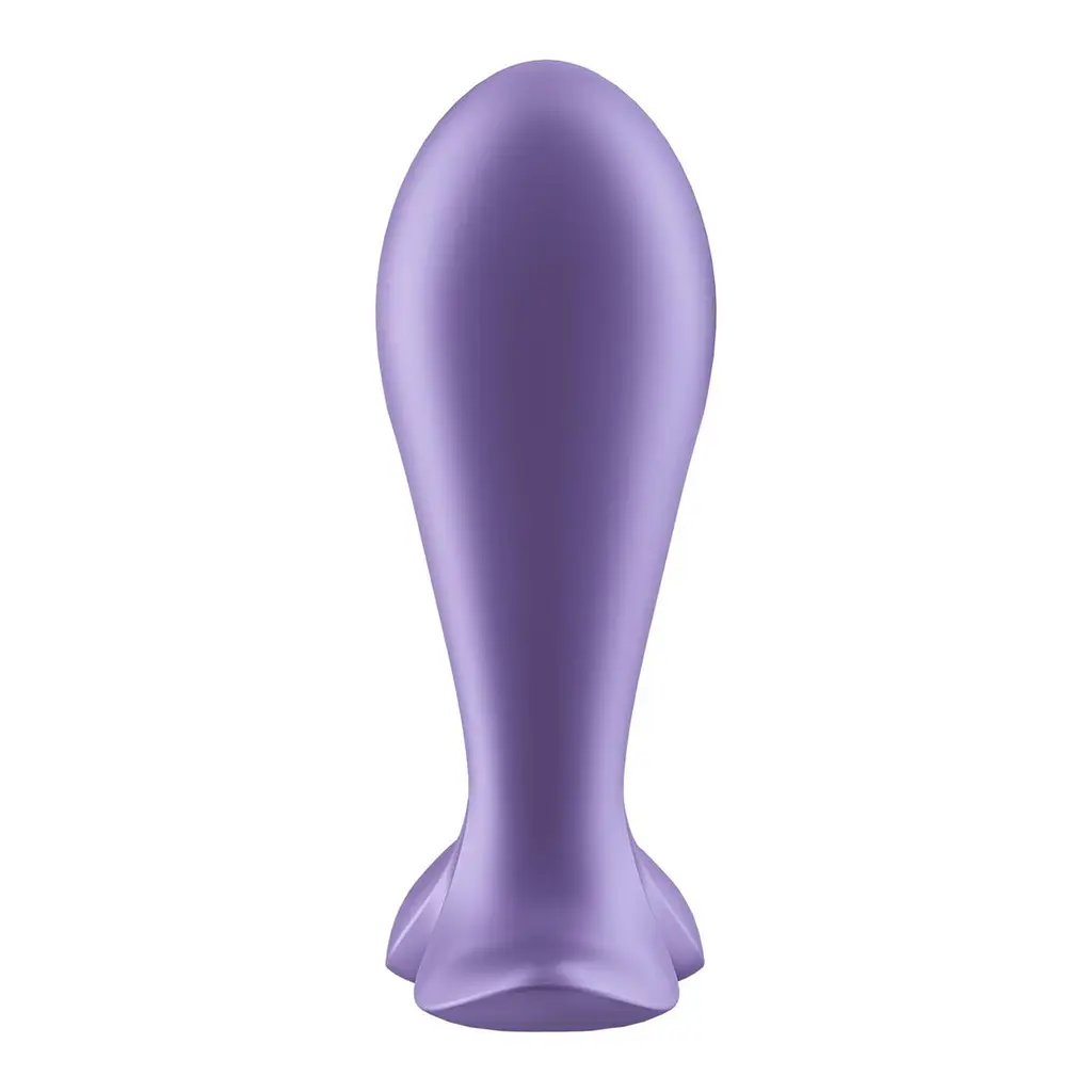Анальна пробка Satisfyer Intensity Plug Purple силіконова водонепроникна вібропробка з 12 режимами - фото 4