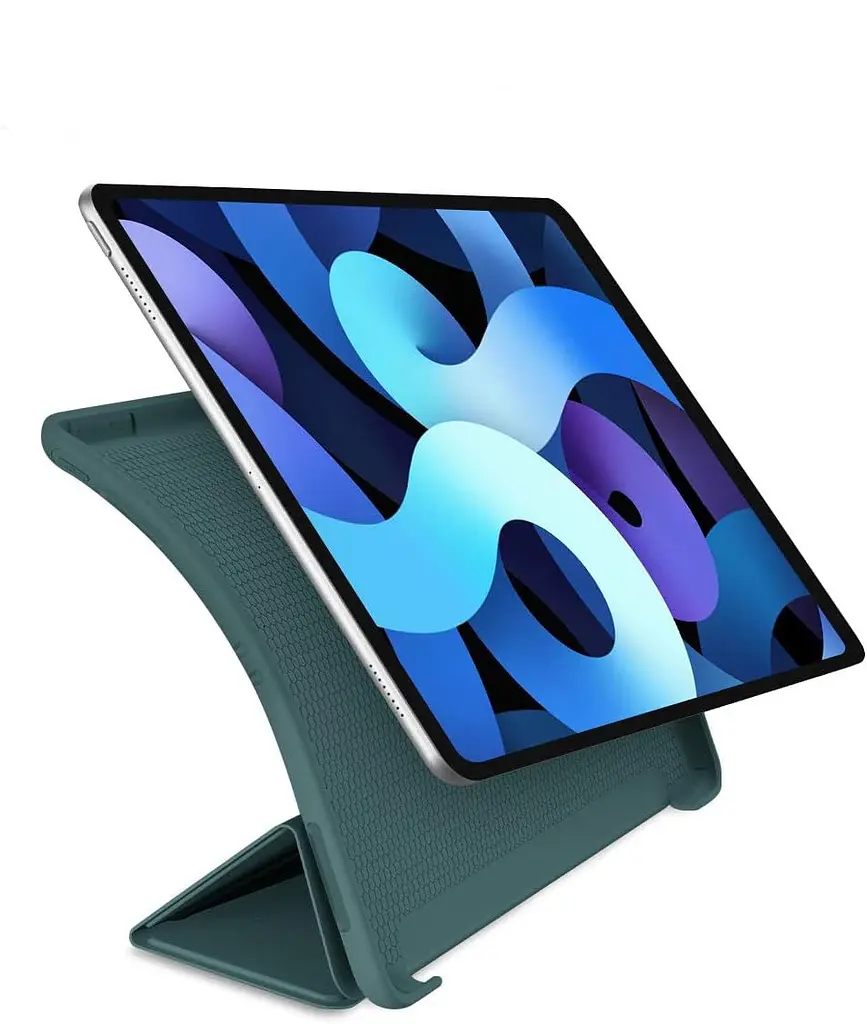Чохол-книжка BeCover Tri Fold Soft TPU Silicone для Apple iPad Air (4/5) 2020/2022 10.9 Темно-зелений (711130) - фото 3