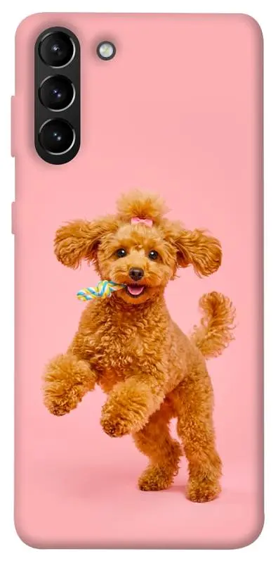 TPU чохол Demsky Happy poodle для Samsung Galaxy S21+