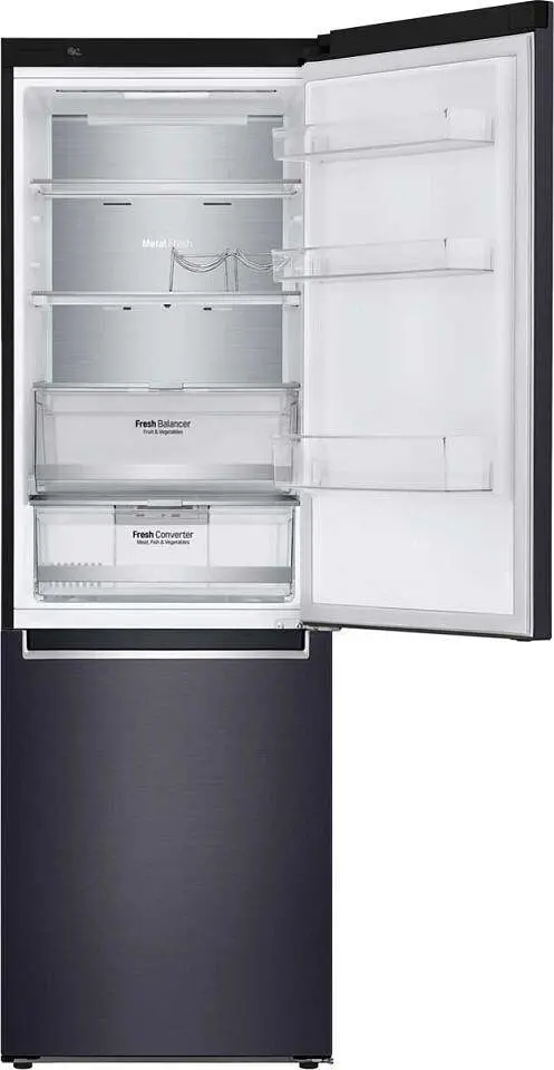 Холодильник LG GA-B459SBUM 186 см 341 л А++ Total No Frost зовнішній дисплей чорний матовий - фото 2
