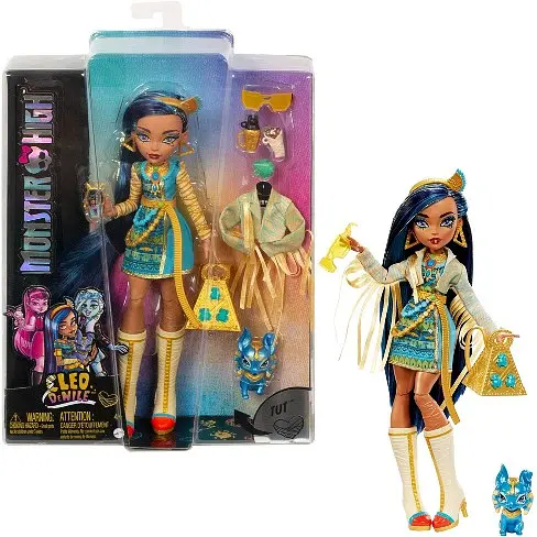 Лялька Mattel Monster High Posable Fashion Doll Клео Де Ніл, 26 см (HHK54) - фото 3