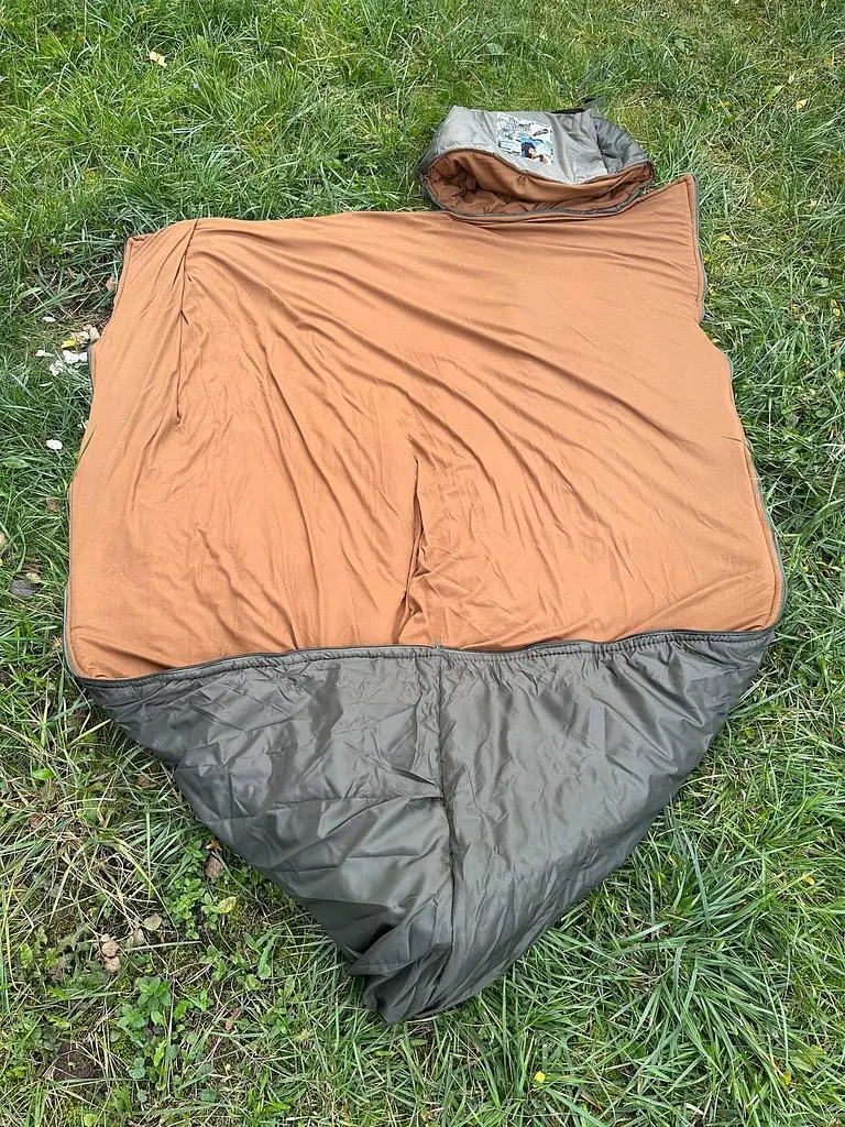 Зимовий спальний мішок Tulumu 180х70+25 см капюшон (до -35С) Хаки - фото 2