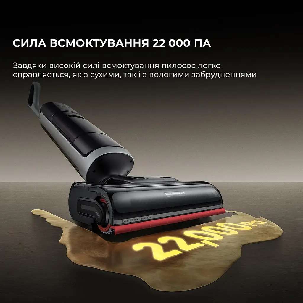 Акумуляторний пилосос миючий Dreame H15 Pro Heat HHR48A Black - фото 9