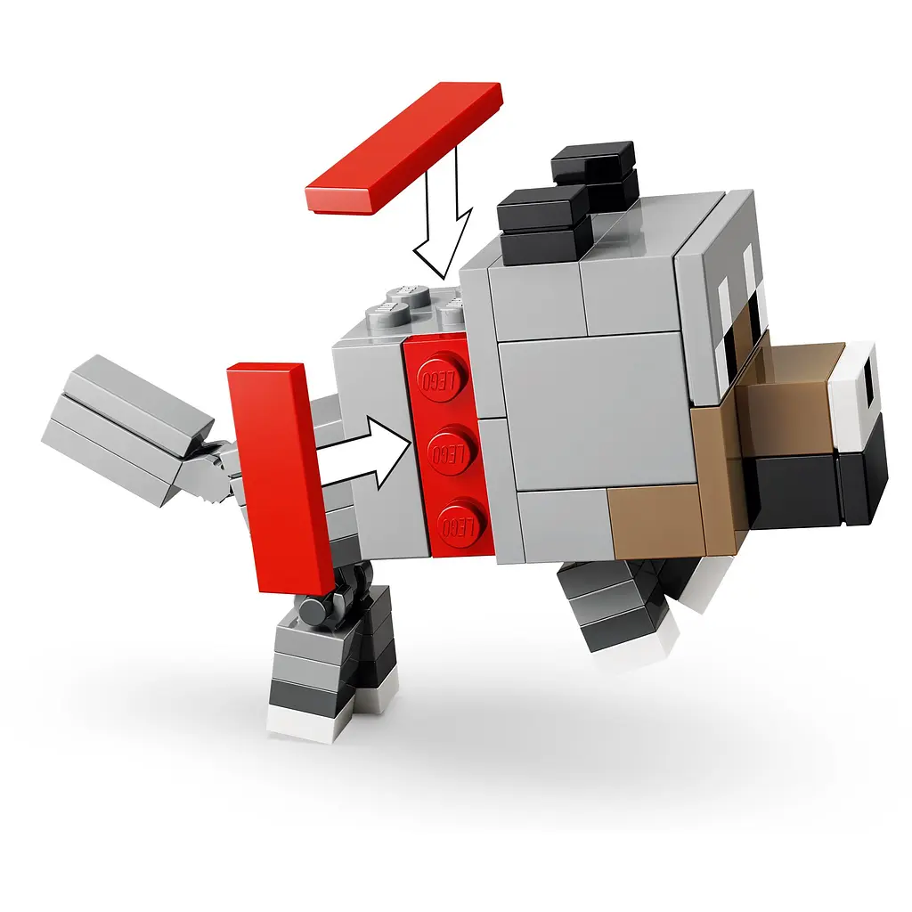 Конструктор LEGO Minecraft Курячий Жокей: атака в пустелі (21592) - фото 7