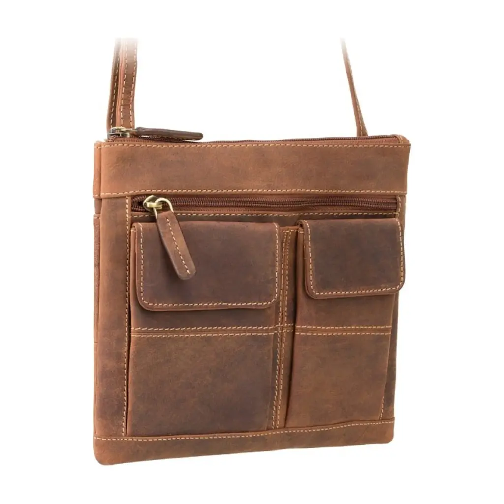 Сумка Visconti 18608 Slim Bag Oil Tan (18608 OIL TAN) - фото 2