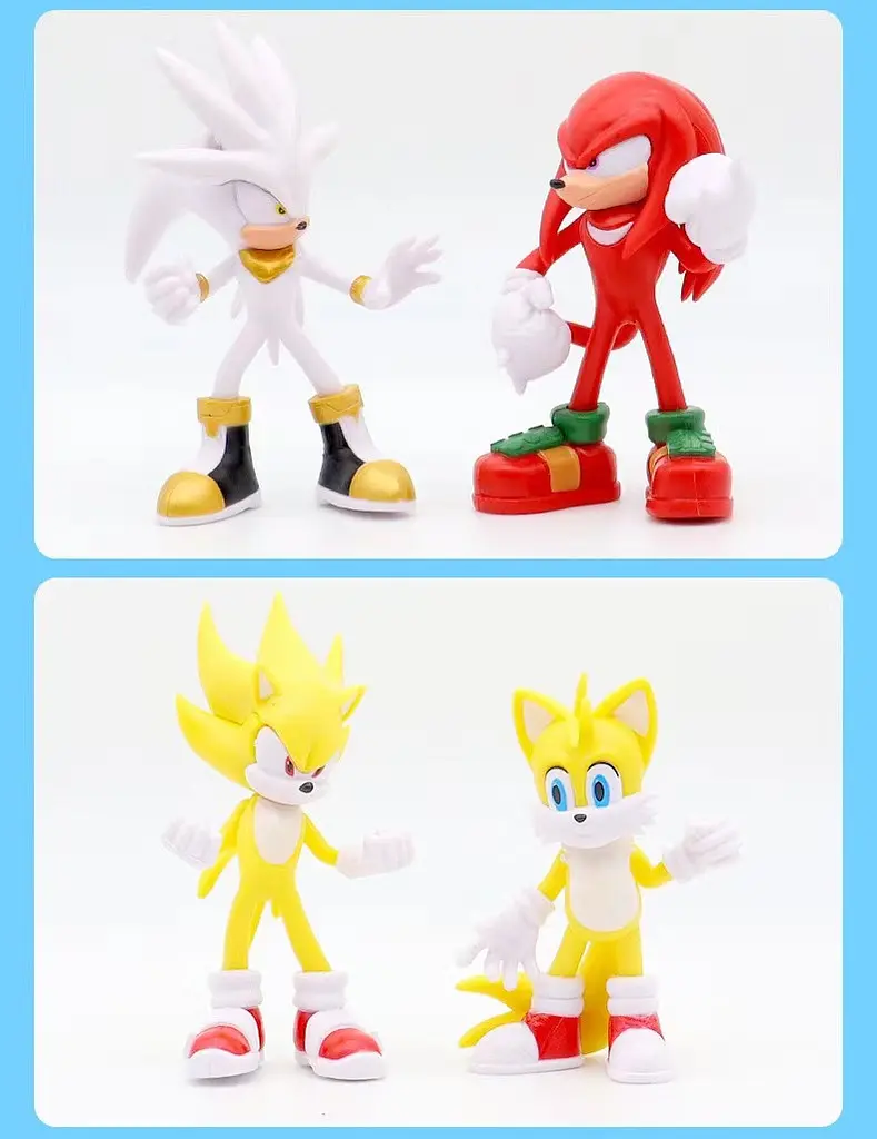 Іграшки фігурки Супер Сонік Sonic The Hedgehog 3 набір 8 шт. - фото 5