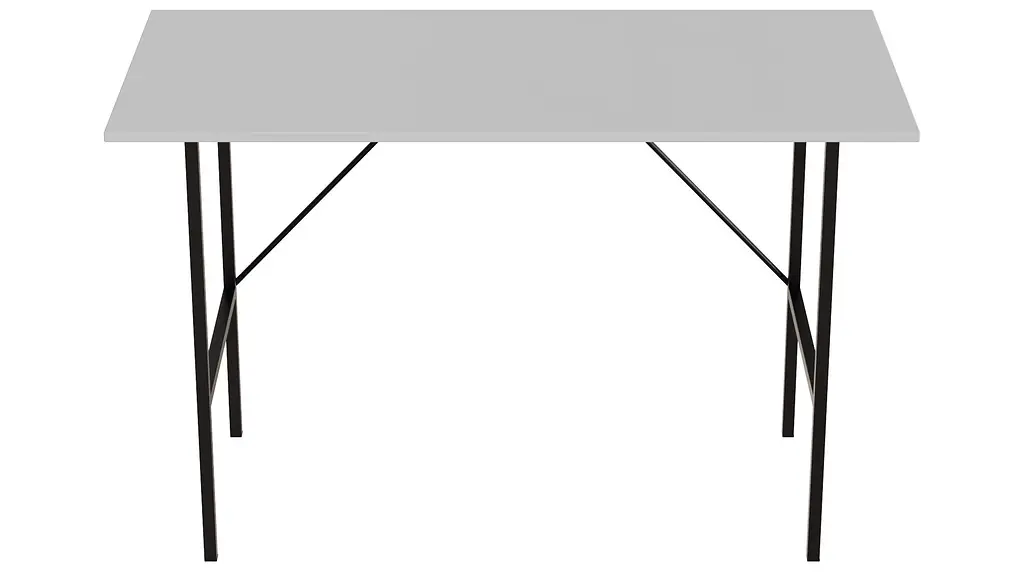 Стіл письмовий Line Тайм Ferrum-decor 750x1200x600 Чорний метал ДСП Біле 16 мм (FRD-104885) - фото 5