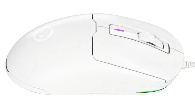 Миша Lorgar MSA10 Ultralight Wired Gaming Mouse White (LRG-MSA10-WH) - фото 4