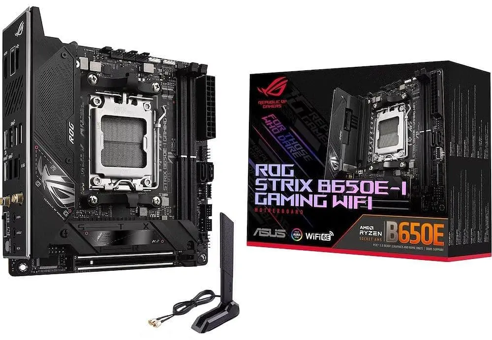 Материнська плата ASUS ROG STRIX B650E-I Gaming WIFI (ROG STRIX B650E-I GAMING WIFI) (Socket AM5, AMD B650, Mini-ITX) - фото 5