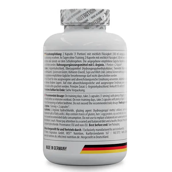 Аргінін L-Arginine 240 капсул MST Nutrition vit0006564 - фото 3