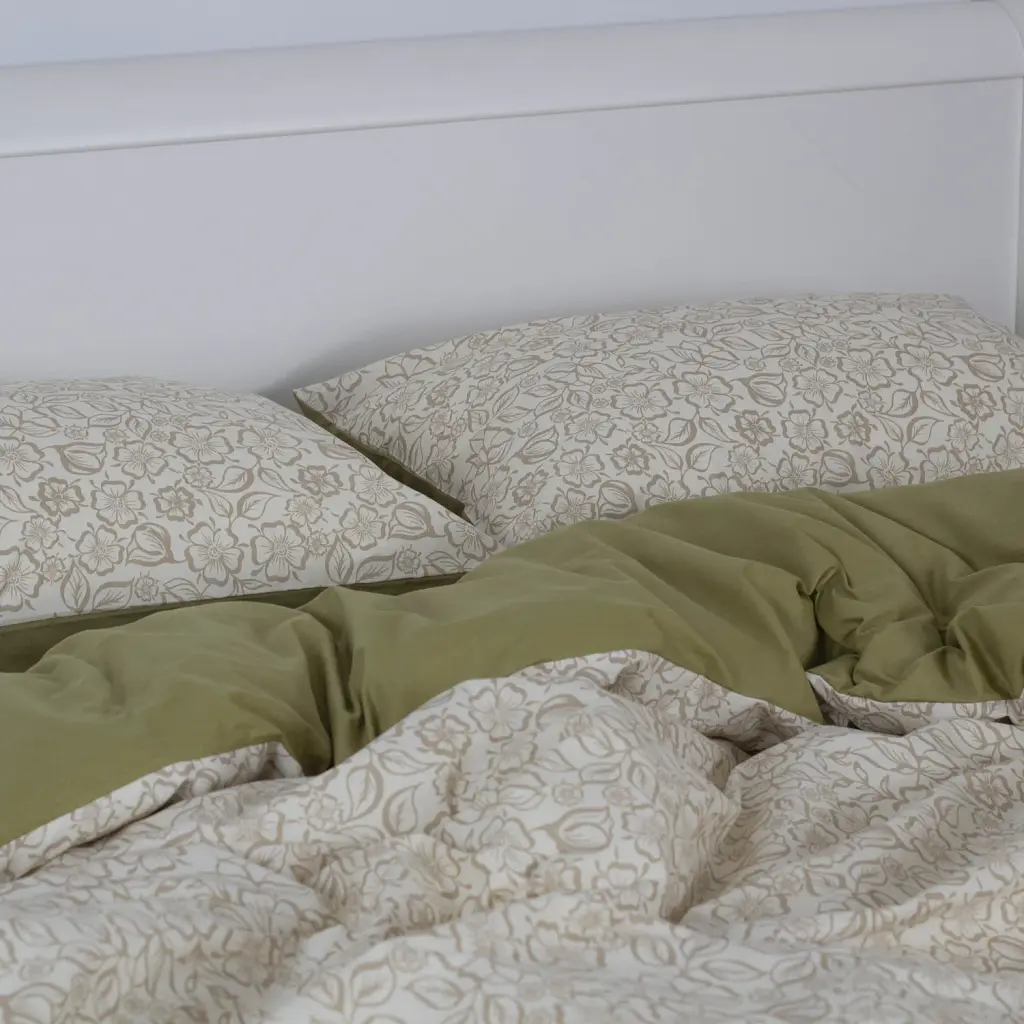 Комплект постільної білизни ТЕП Happy Sleep Forest Calm полуторний білий - фото 6