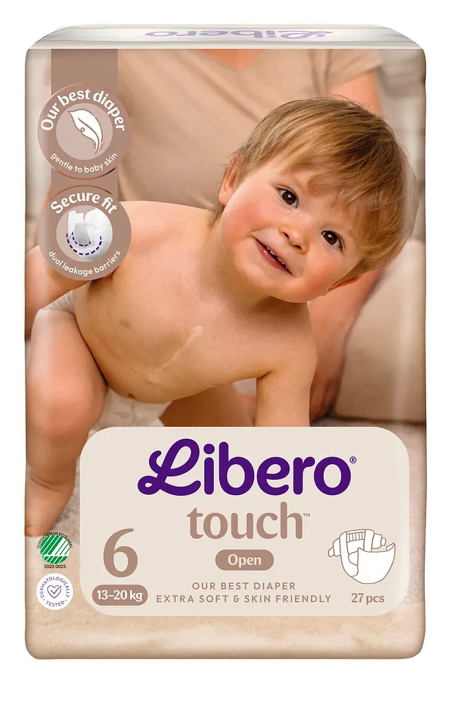 Підгузки Libero Touch 13-20 кг розмір 6 27 шт. - фото 2