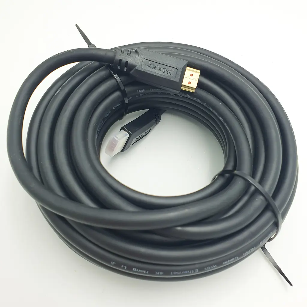 Кабель 4K HDMI to HDMI з підтримкою Ethernet UltraHD 4K шнур 10м чорний - фото 6