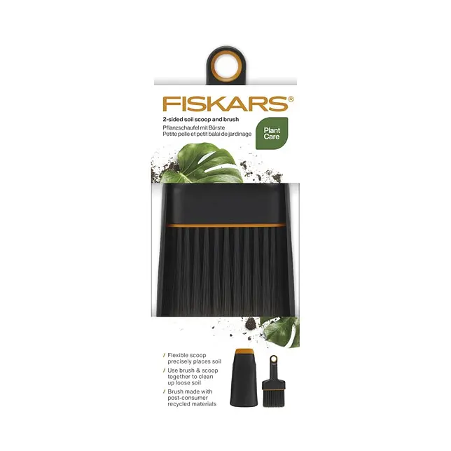 Набір для пересаджування рослин Fiskars (совок та щітка) (1071302) - фото 6