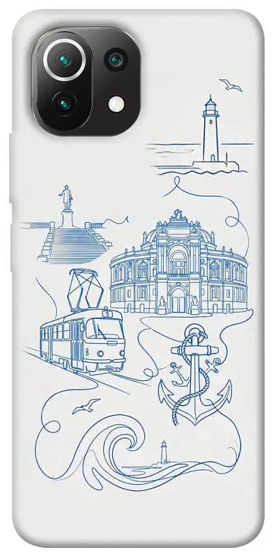 TPU чохол Demsky Southern pearl для Xiaomi Mi 11 Lite