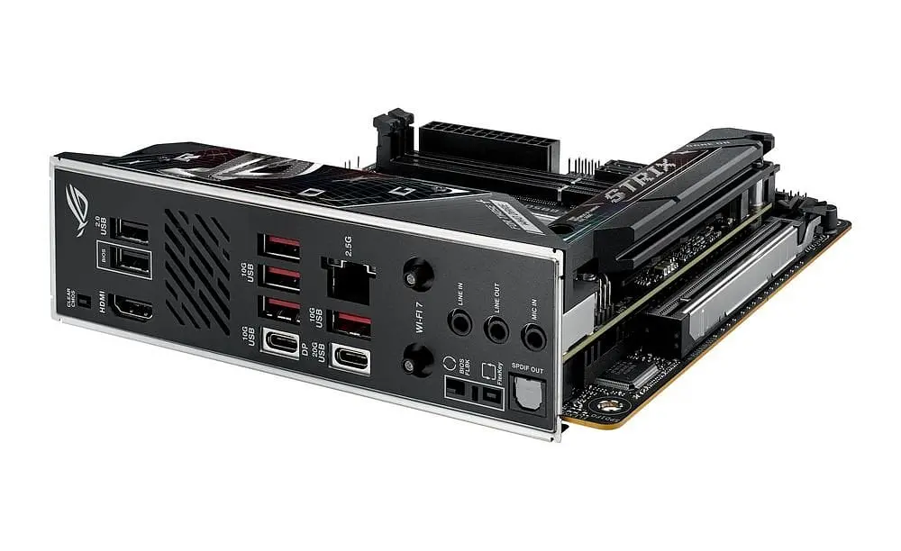 Материнская плата Asus ROG Strix B850-I Gaming WiFi Socket AM5 - фото 9