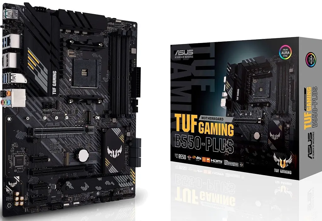 Материнская плата TUF GAMING B550-PLUS sAM4 B550 4xDDR4 M.2 HDMI DP ATX Asus teh0018973 - фото 6