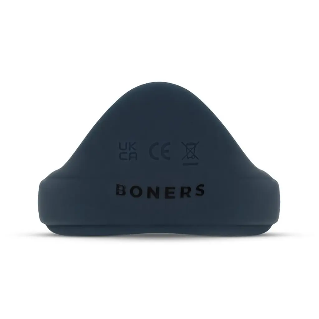 Віброкільце Boners Vibrating Cock Ring, 8.5 см (синій) - фото 2