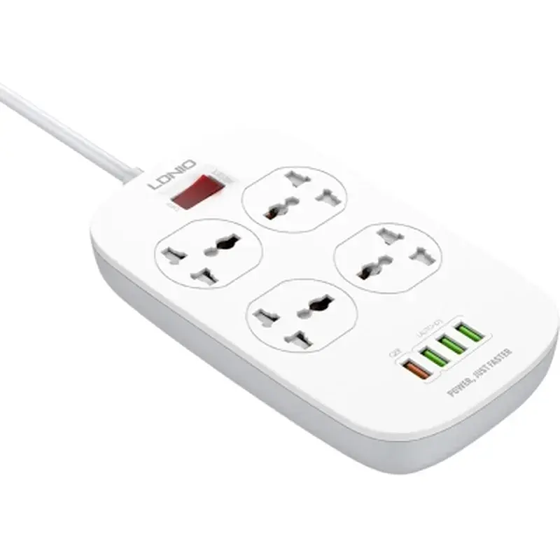 Мережевий фільтр живлення LDNIO SC4407Q 4роз. 4USB 2м (SC4407Q) - фото 5