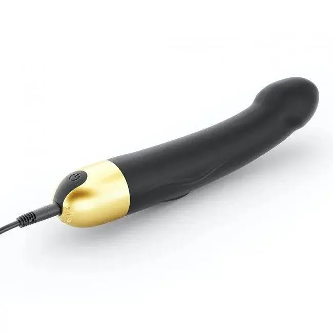 Вібратор Dorcel Real Vibration M Gold 2.0G-Spot стимуляція "Реальна Вібрація" 3.7 см Чорний - фото 4