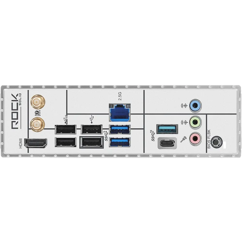 ASRock B850 ROCK WIFI 7 (AM5/B850, 4*DDR5, 2xPCIex16, HDMI, 4xSATAIII,2xM.2, 2.5GLan, ATX) - фото 5