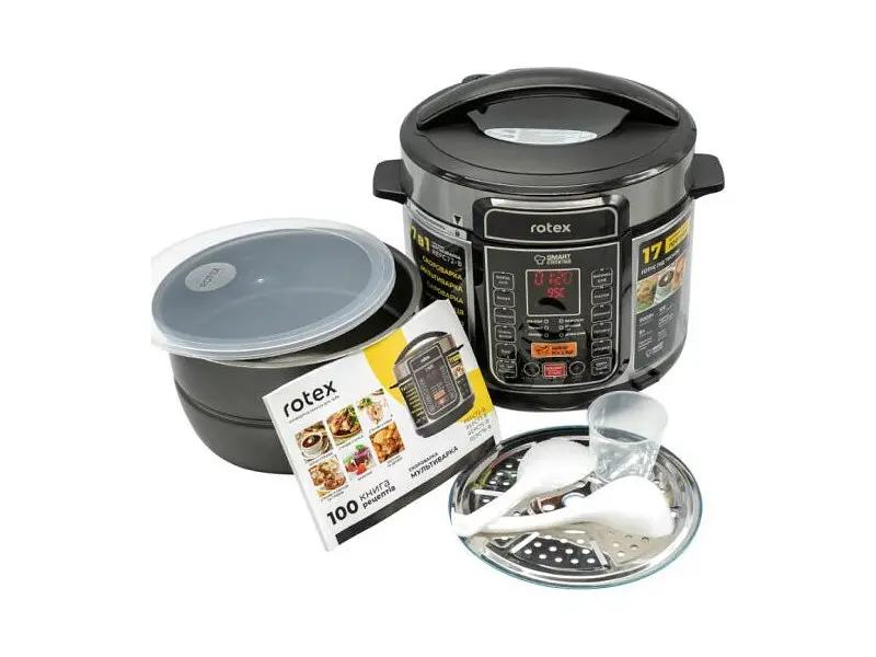 Мультиварка - cкороварка Rotex REPC72-B - фото 4
