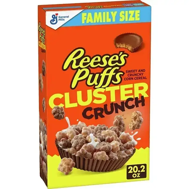 Сухий сніданок Reese's Puffs Cluster Crunch Breakfast Cereal 572 g - фото 2
