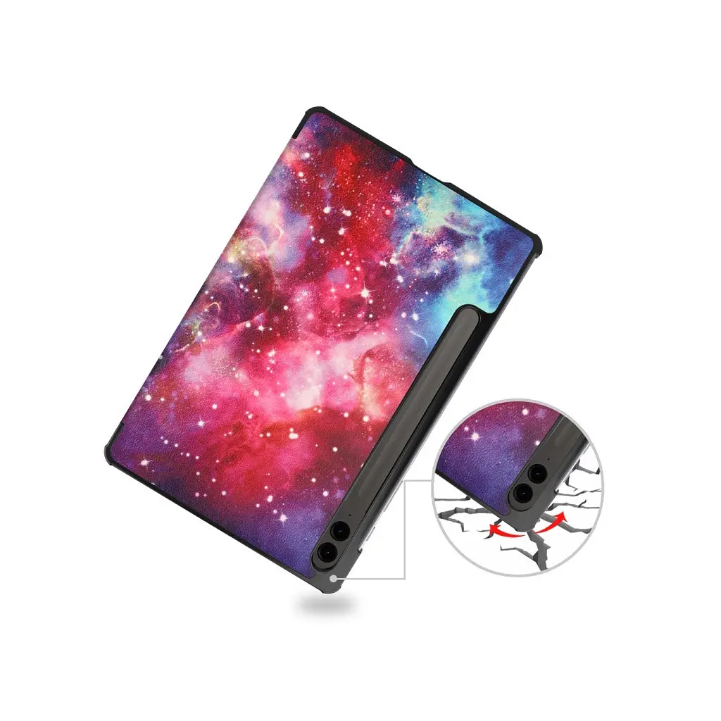 Чохол до планшета BeCover Smart Case Samsung Tab S9 Plus (SM-X810/SM-X816)/S9 FE Plus (SM-X610/SM-X616) 12.4" Space (710382) - фото 5