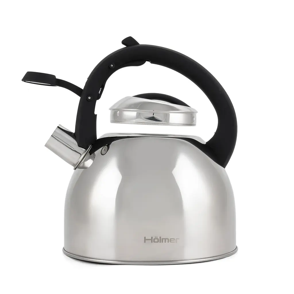 Чайник Holmer зі свистком, 3 л, сріблястий (WK-1430-BSSS Memory) - фото 4