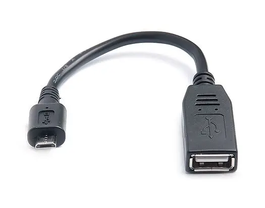 Кабель REAL-EL USB - micro USB V 2.0 (F/M), 0.1 м, черный (EL123500014) - фото 3