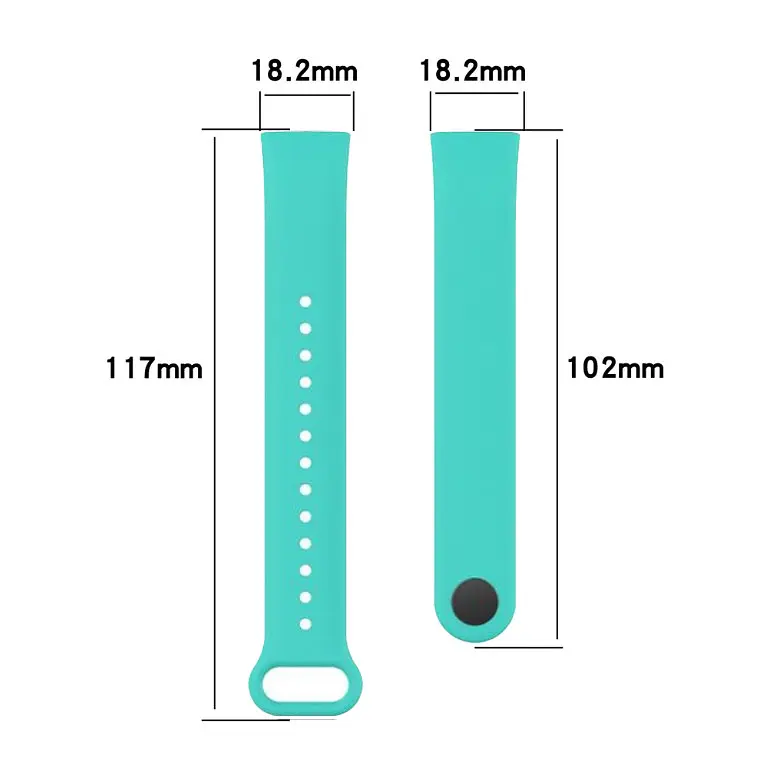 Силиконовый ремешок Primo для фитнеса браслета Xiaomi Redmi Smart Band Pro (M2101B1/BHR5501GL) Teal - фото 5
