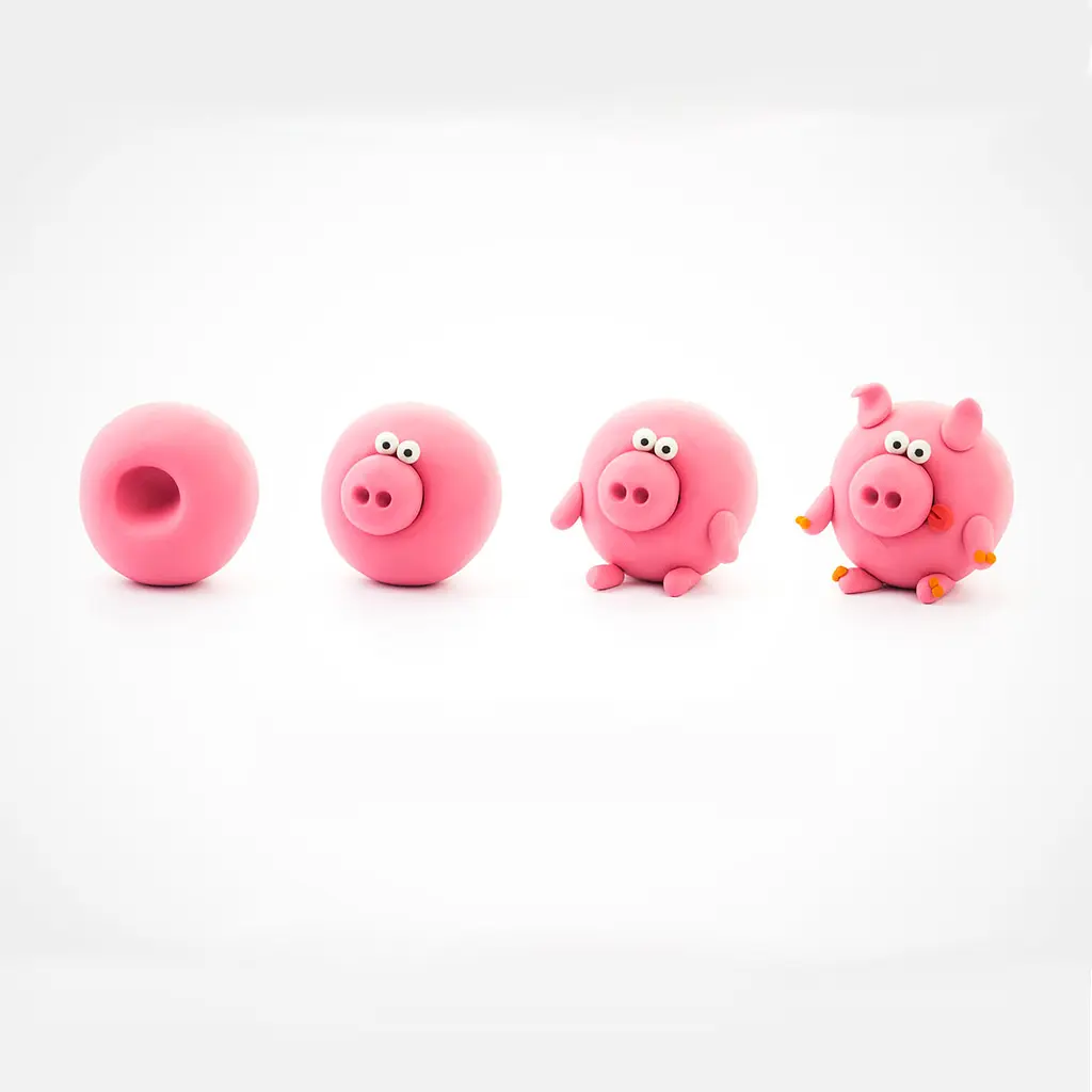 Набір пластиліну, що самостійно твердіє Липака Порося (30045-UA01) - фото 4