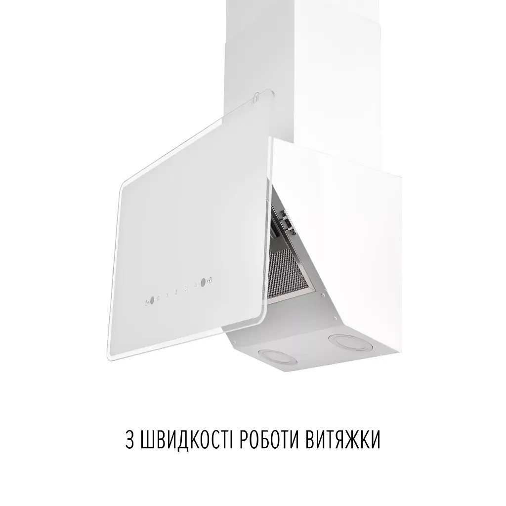 Витяжка декоративна похила PERFELLI VIO 5HW BIANCO - фото 5