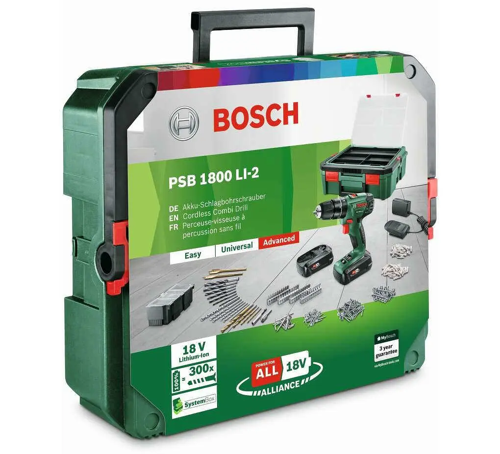 Шуруповерт Bosch PSB 1800LI-2 SET - фото 2