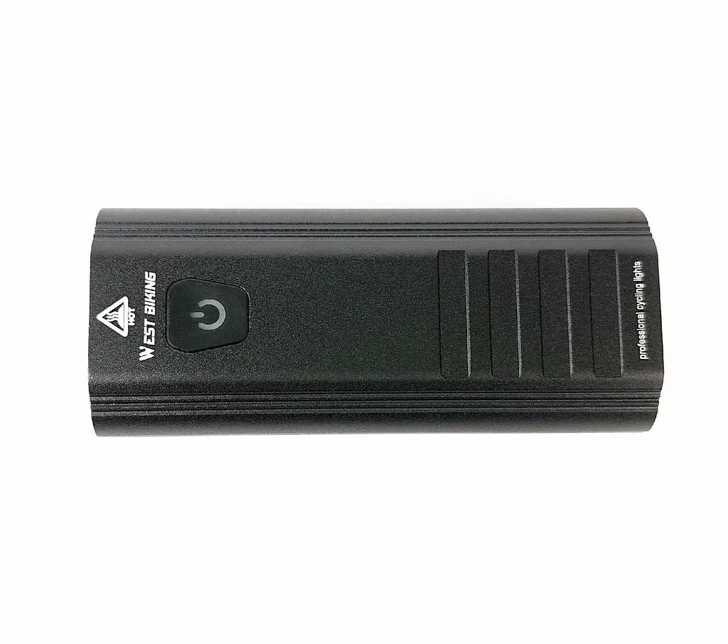 Велосипедна фара передня West Biking 3хT6 Led 1200 Lm USB 5200 mAh 10.2х4.3х2.4 см (G0000922) - фото 2
