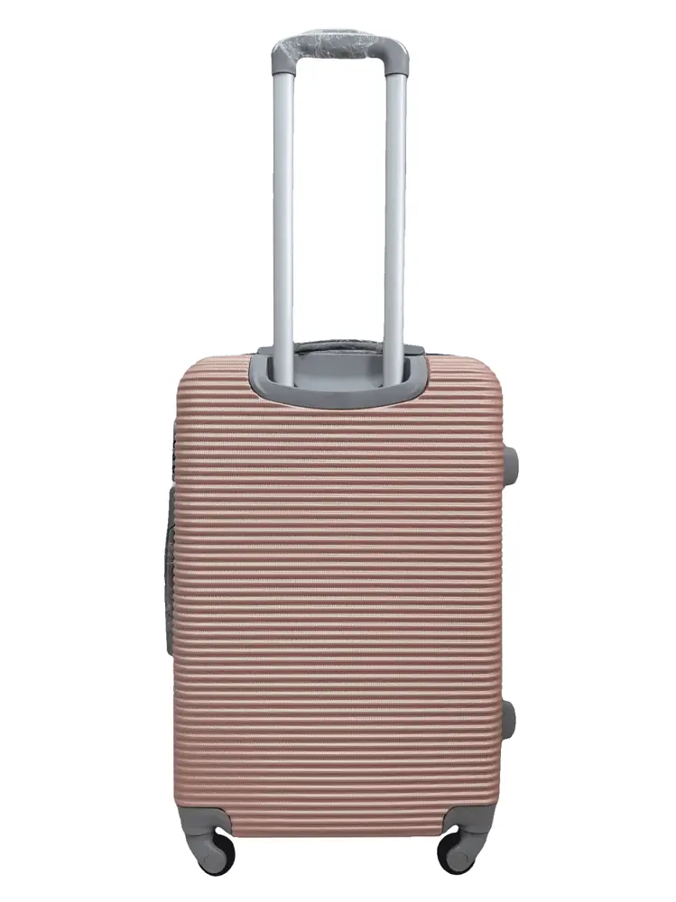 Валіза середня M ABS-пластик Milano bag 004 66×44×28,5см 75л Рожеве золото - фото 3