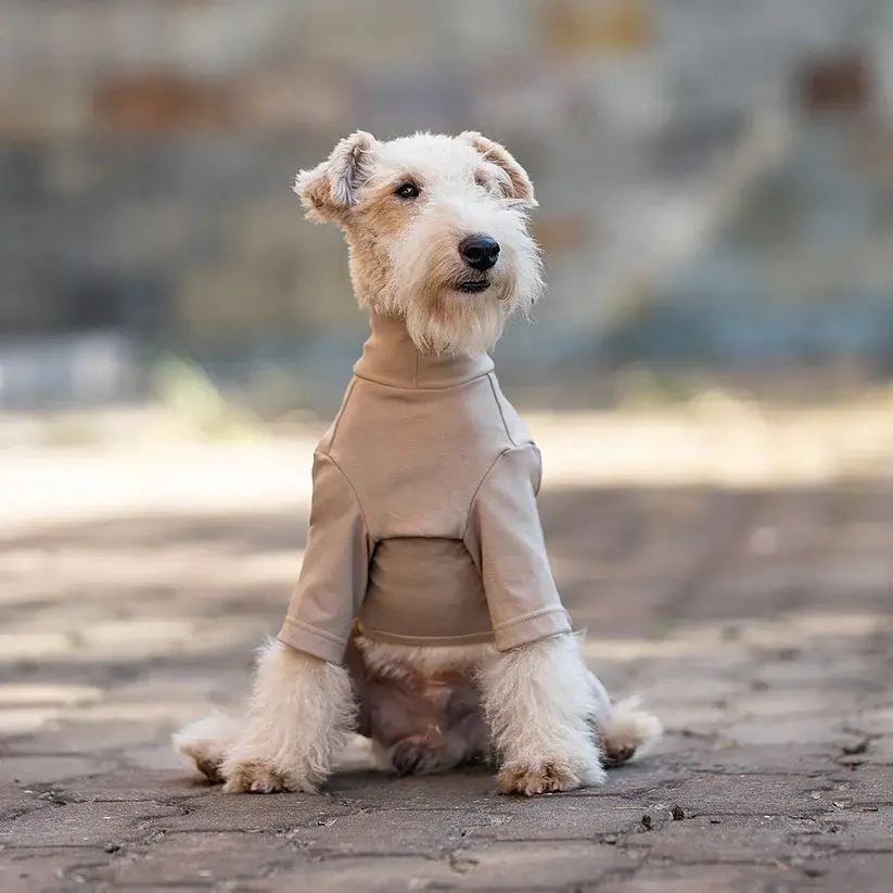Базовий комбінезон/піжама для собак V.PET.B.R. Dog Jumpsuit CF36 Khaki - фото 3