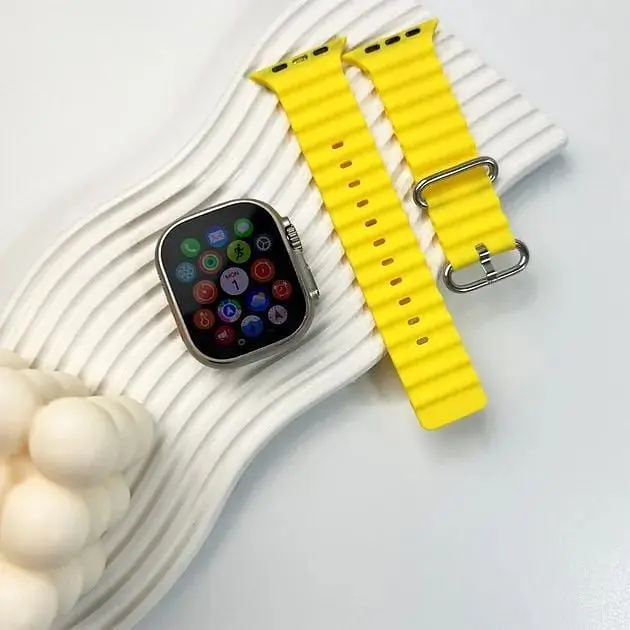 Смарт-годинник HK 10 Ultra 3 IP67+Amoled Yellow - фото 7