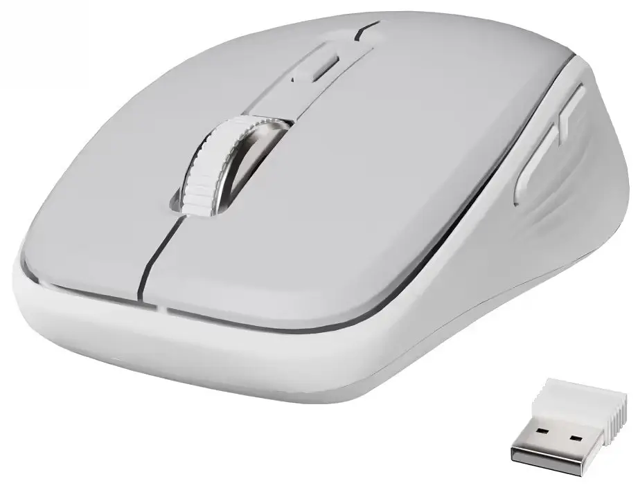Миша бездротова OfficePro M267G Сірий - фото 2
