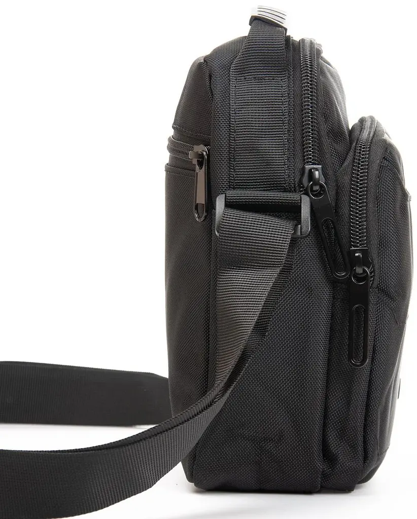 Сумка через плече Lanpad чоловіча Чорна (LAN3730 black) - фото 2