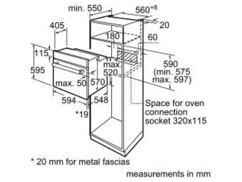 Духовка електрична Bosch HBF512BB1T - фото 7